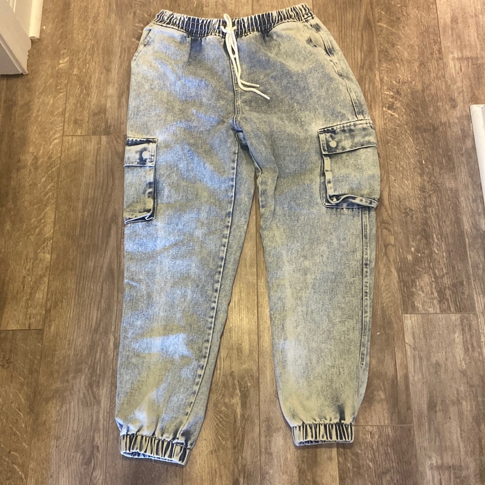 Forever 21 acid wash pants NWT size L